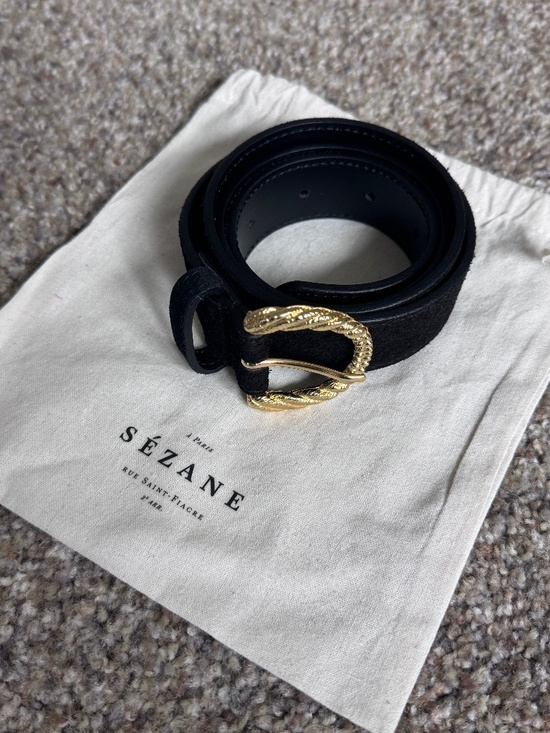 Sezane Thelma Belt Black - Size 85 main image 5